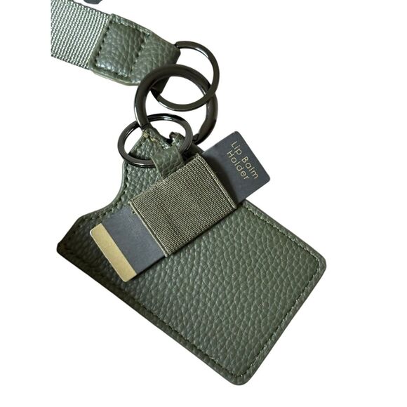 NEW House Of Harlow Sling Backpack Sherpa Nylon Olive Green Cream - Picture 10 of 15